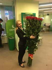 51 гигантская роза 180см